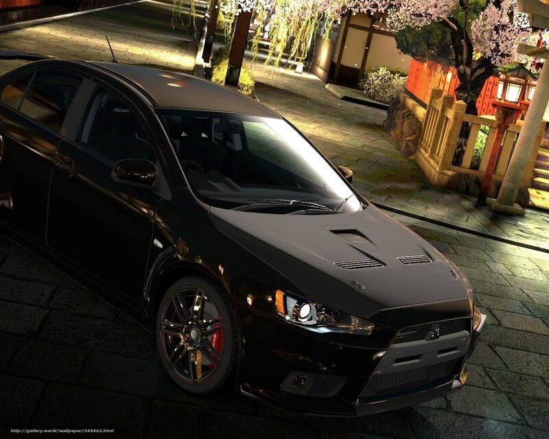 Black Mitsubishi Lancer