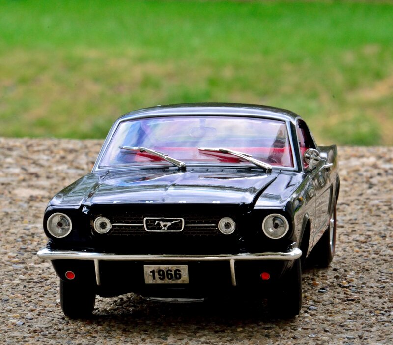 Black Model Car — Calm, Afternoon, Photograph, Windshield