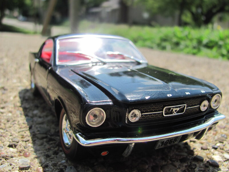 Black Model Car — Calm, Afternoon