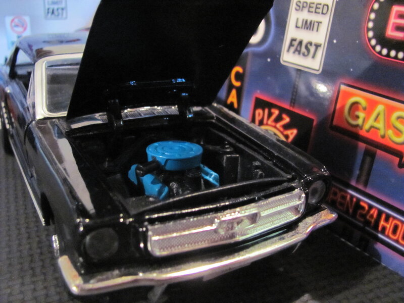 Black Model Car — Detailed, Photograph