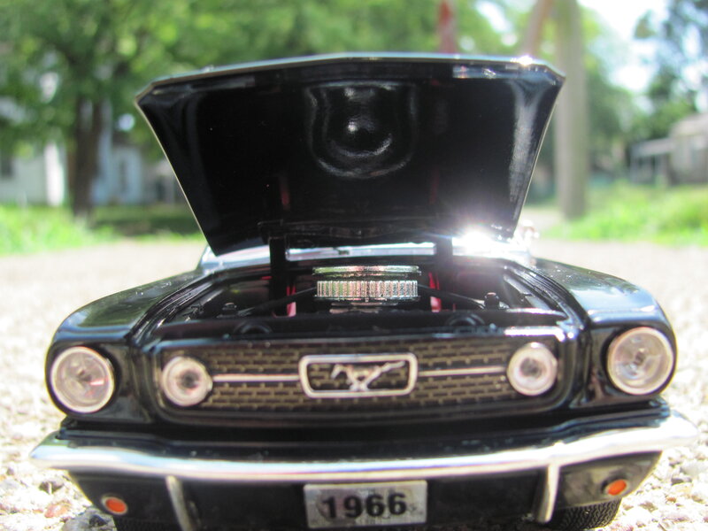 Black Model Car — Neutral, Afternoon, Photograph