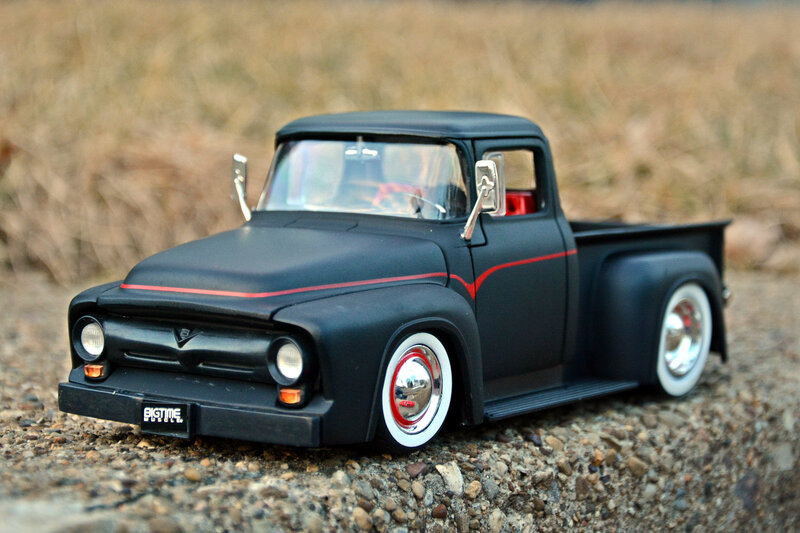 Black Model Pickup Truck — Calm
