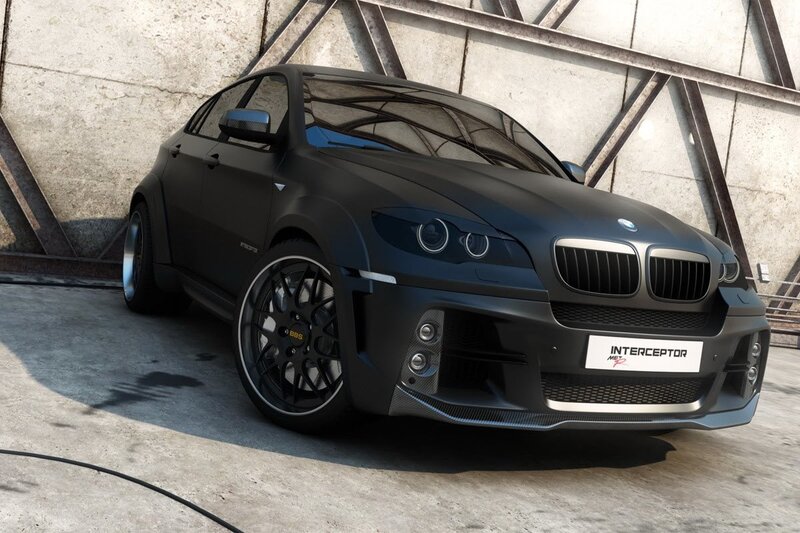 Black Modified BMW SUV