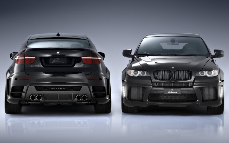 Black Modified BMW X6 — Dramatic