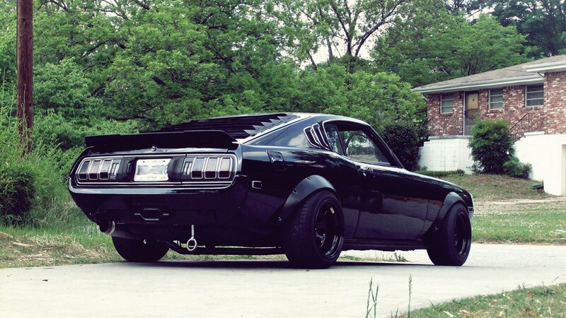 Black Modified Car — Calm, Afternoon