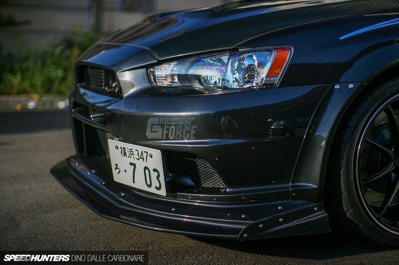 Black Modified Car Front