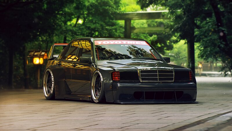 Black Modified Car — Serene