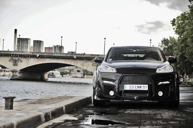 Black Modified Car — Urban