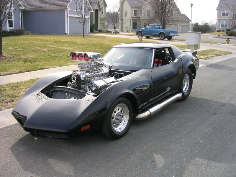 Black Modified Corvette