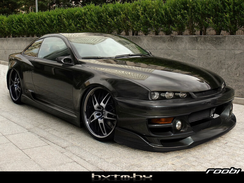 Black Modified Coupe Car — Calm, Afternoon