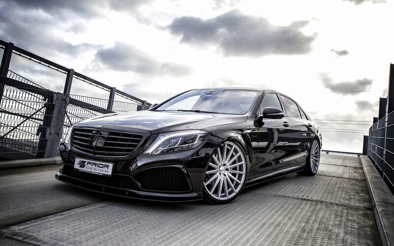 Black Modified Sedan — Dramatic, Photograph, Car, Bridge