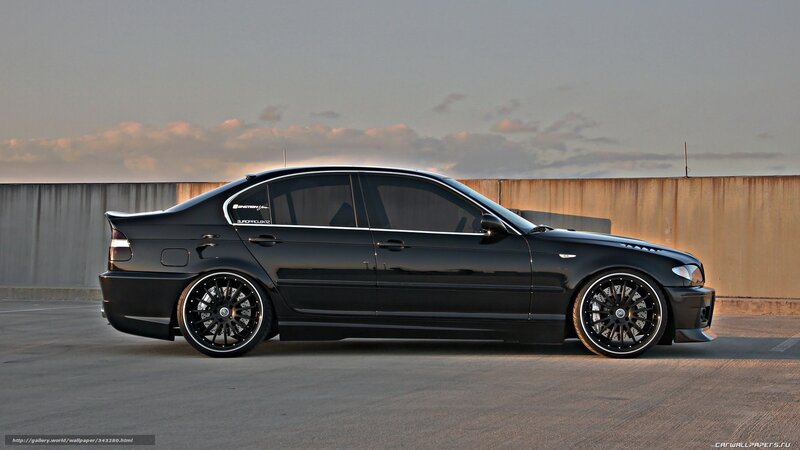 Black Modified Sedan — Dramatic, Sunset, Photograph, Car