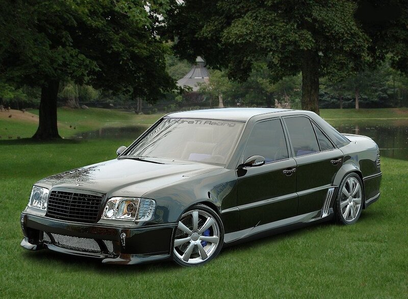 Black Modified Sedan — Green