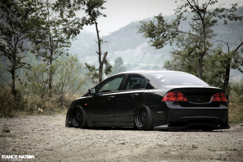 Black Modified Sedan — Serene