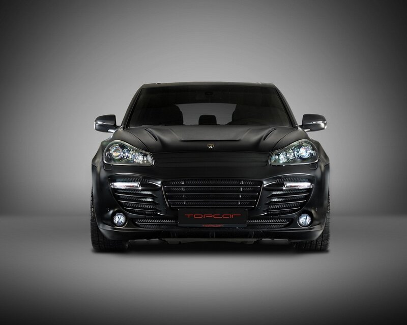 black modified sports car