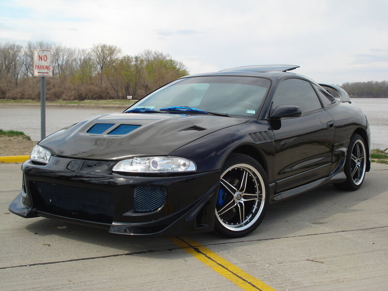 Black Modified Sports Car — Calm, Spring