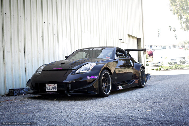 Black Modified Sports Car — Dramatic, Afternoon, Photograph, Building