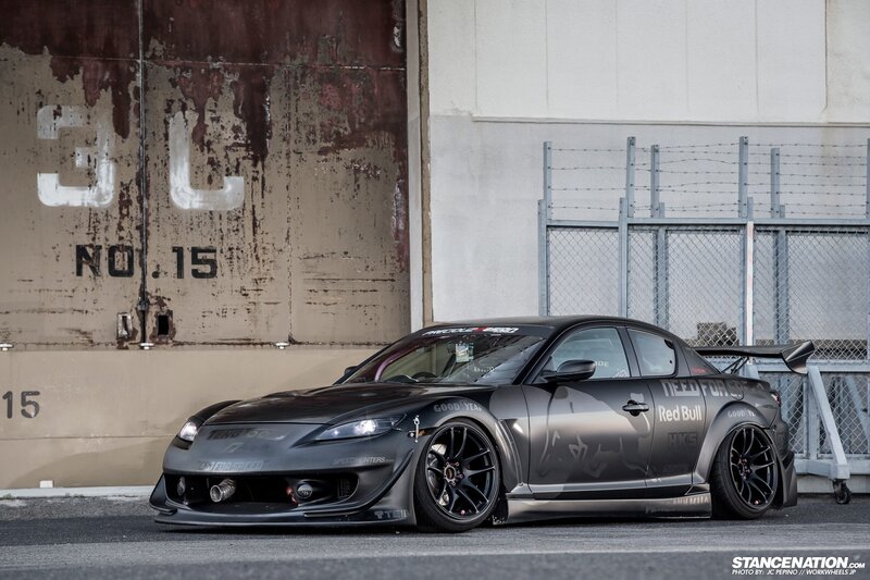 Black Modified Sports Car — Gray, Industrial