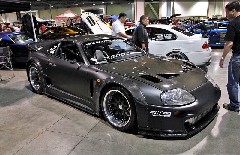 Black Modified Sports Car — Neutral, Photograph
