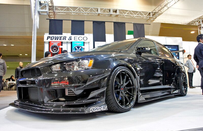 Black Modified Sports Car — Neutral