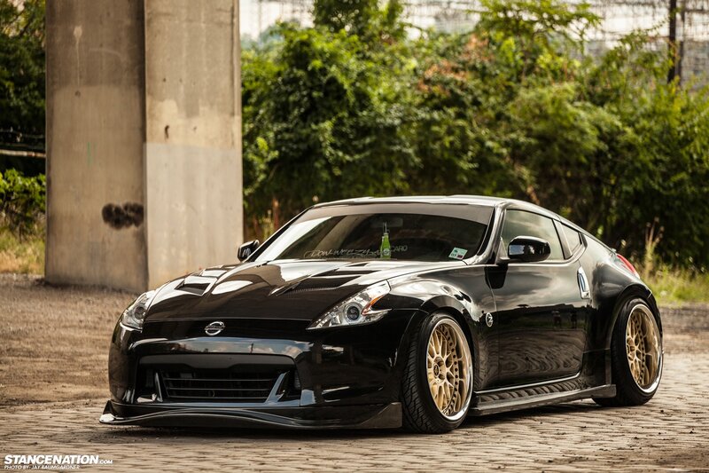 Black Modified Sports Car — Urban