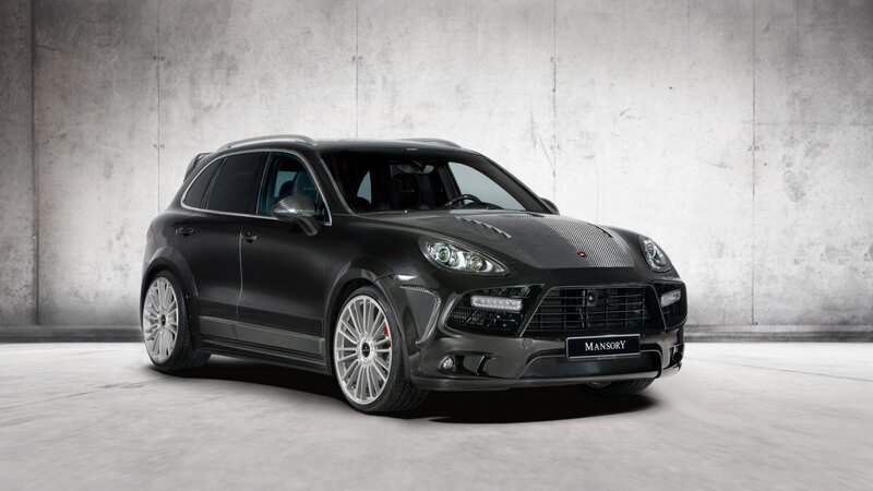 Black Modified SUV — Dramatic, Photograph, Car, Concrete Wall