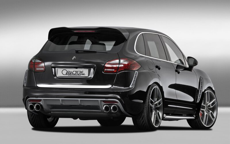 Black Modified SUV — Neutral, Photograph, Car, Rear View