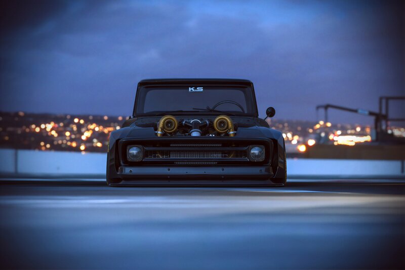 Black Modified Truck
