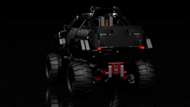 Black Monster Truck — Dark