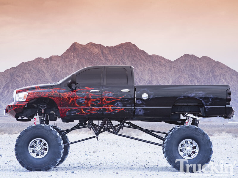 Black Monster Truck