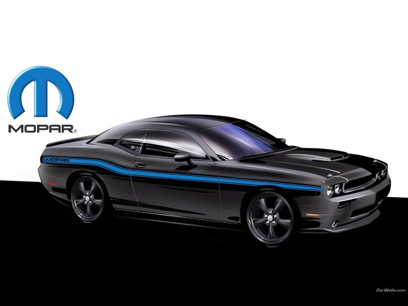 Black Mopar Dodge Challenger