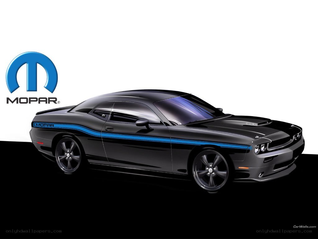 Black Mopar Dodge Challenger