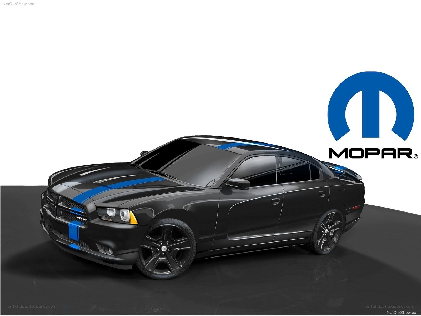 Black Mopar Dodge Charger