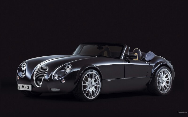 Black Morgan MF3 sports car