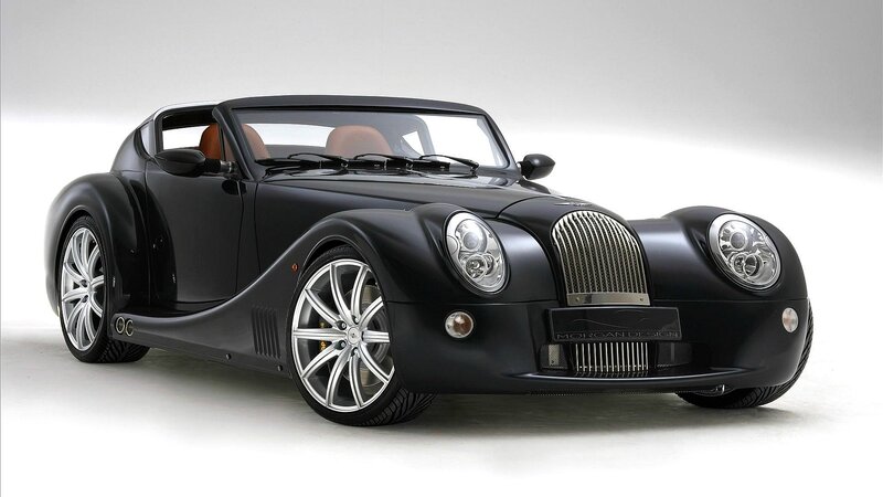Black Morgan Sports Car — Neutral