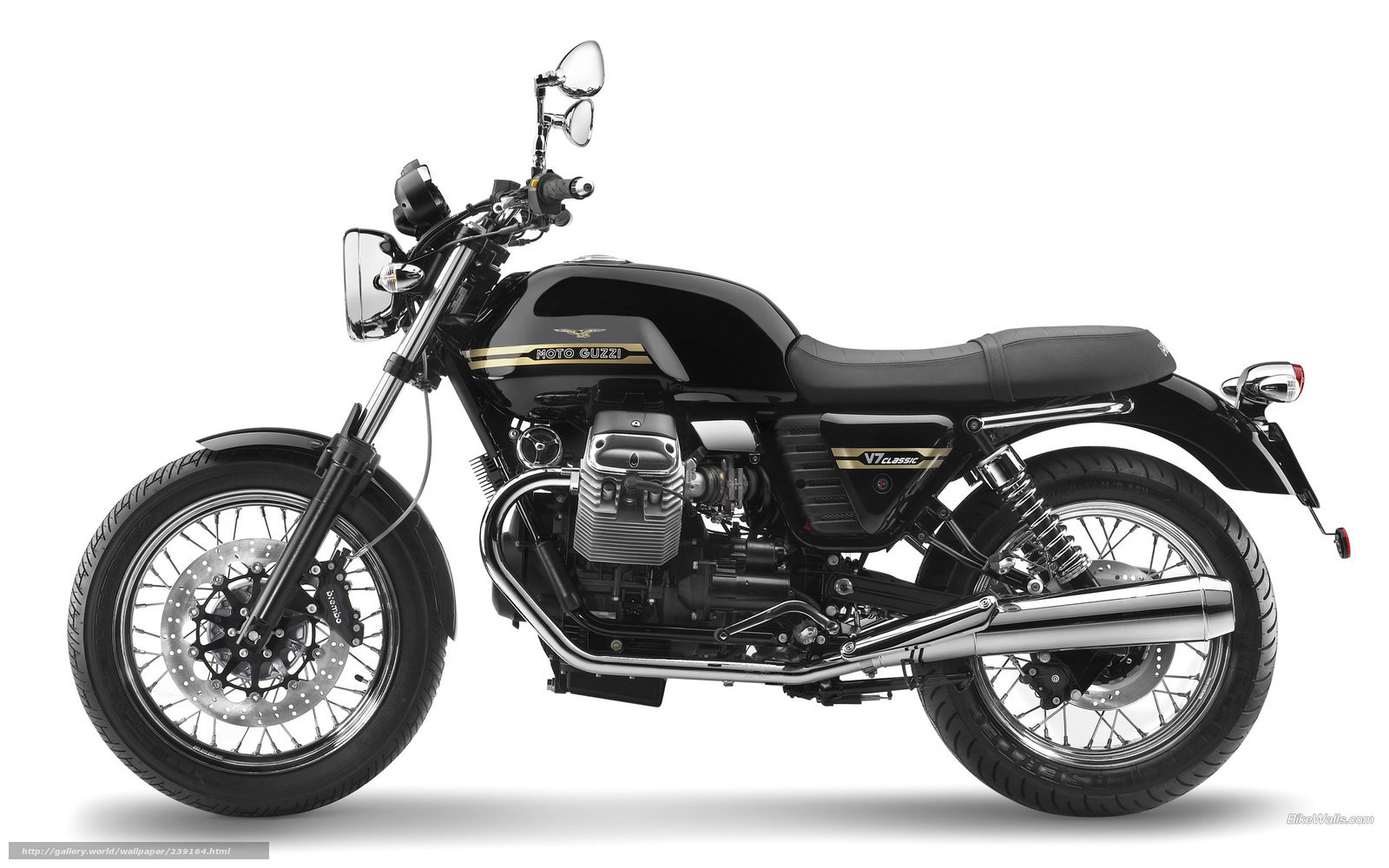 black moto guzzi v7 classic