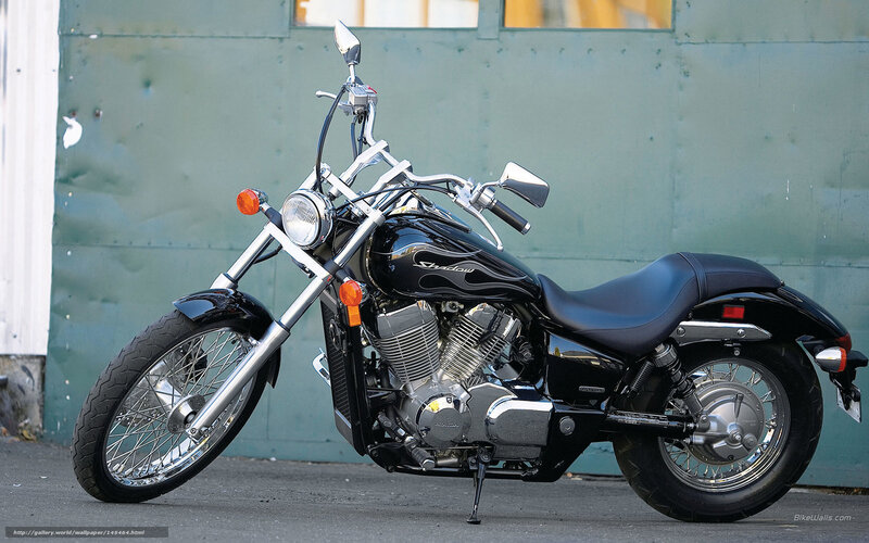 Black Motorcycle — Calm, Afternoon