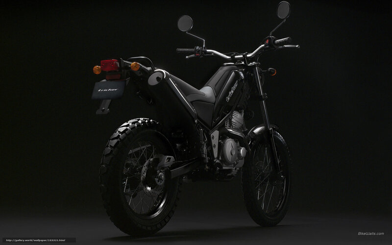 Black Motorcycle — Dramatic, Photograph, Handlebars