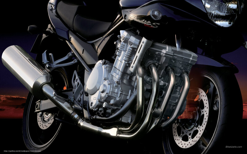 Black Motorcycle Engine