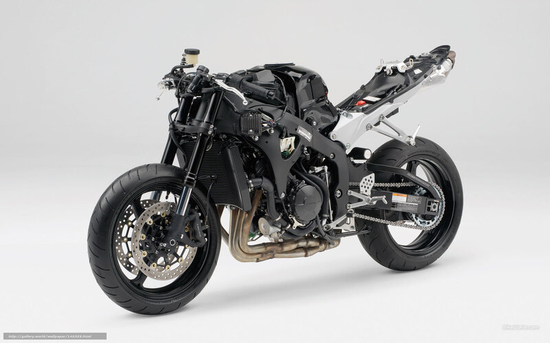 Black Motorcycle Frame — Neutral