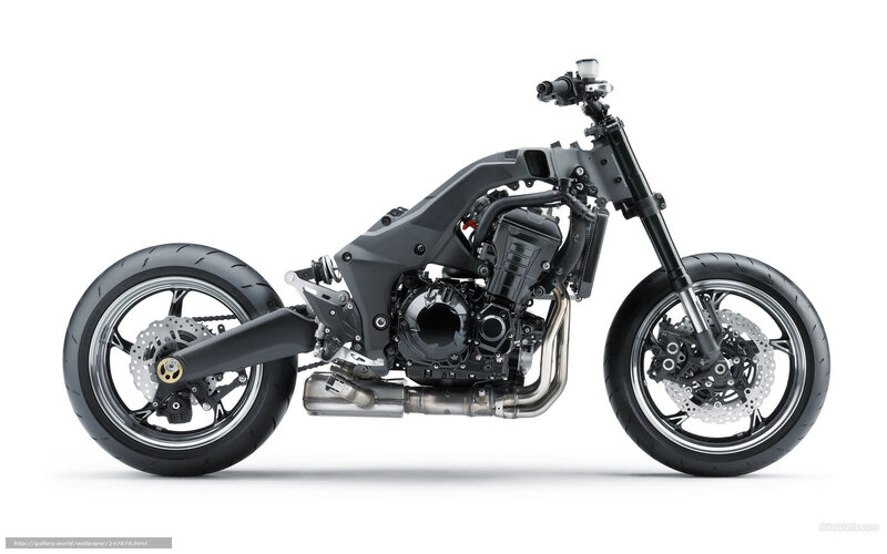 black motorcycle frame