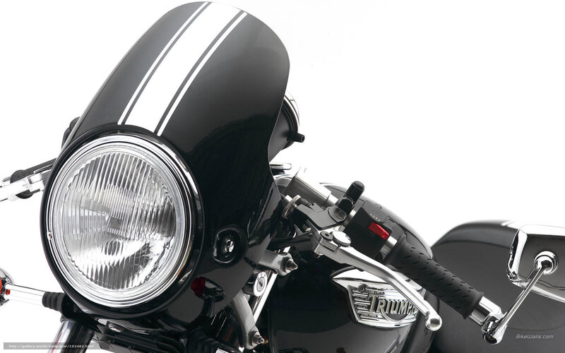 Black Motorcycle Front — Neutral, Photograph, Headlight