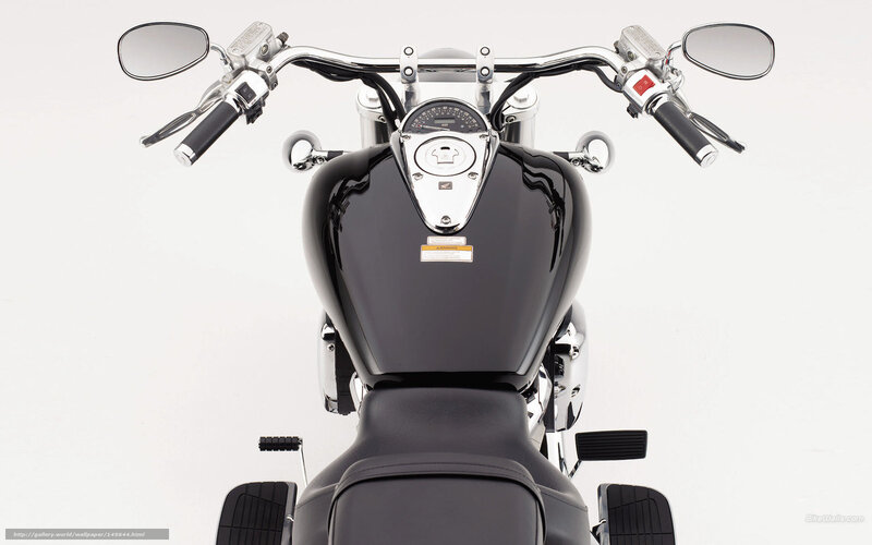 Black Motorcycle Front — Neutral
