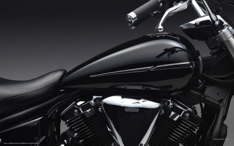 Black Motorcycle Fuel Tank — Dramatic, Photograph