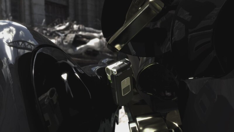 Black Motorcycle Helmet
