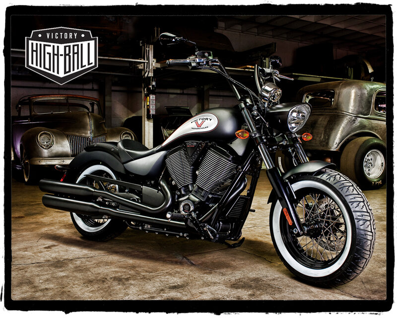 Black Motorcycle in Garage — Dramatic, Photograph