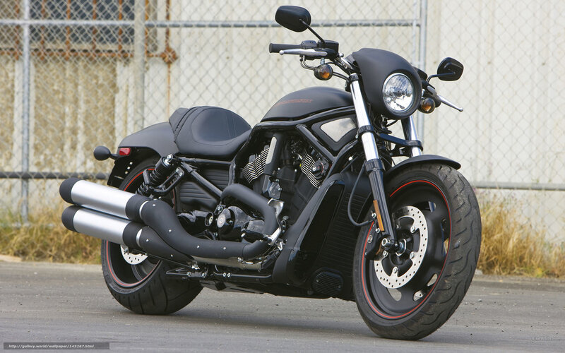 Black Motorcycle — Neutral, Afternoon, Photograph