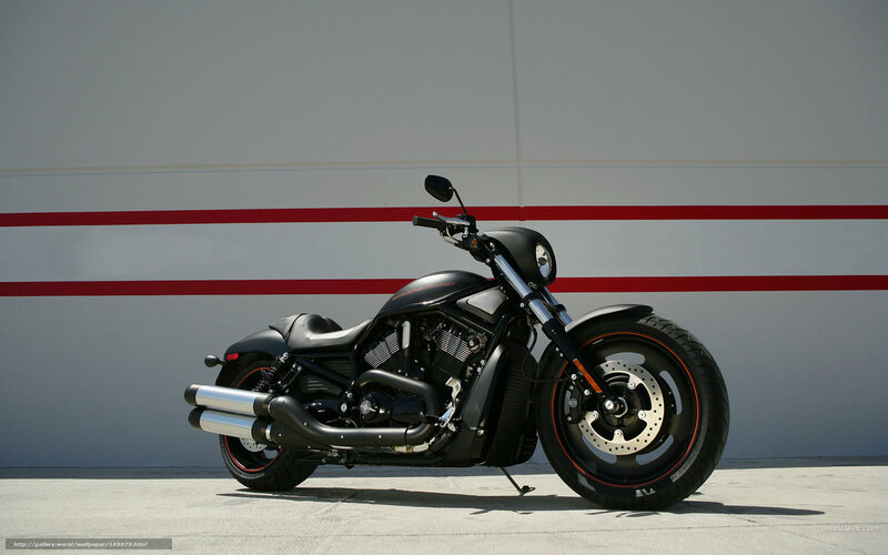 Black Motorcycle — Neutral, Afternoon, Photograph, Wall