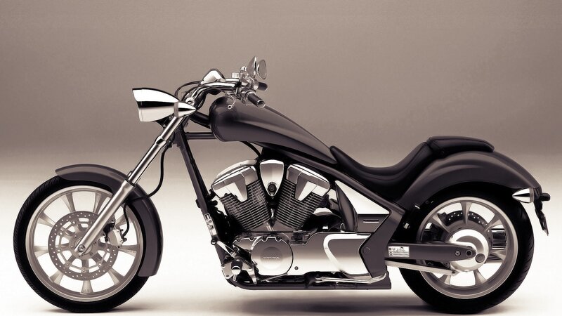 Black Motorcycle — Neutral, Photograph, Engine, Seat, Wheels