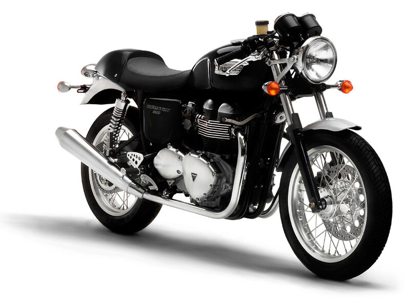 Black Motorcycle — Neutral, Photograph, Headlight, Exhaust Pipe, Seat, Silver